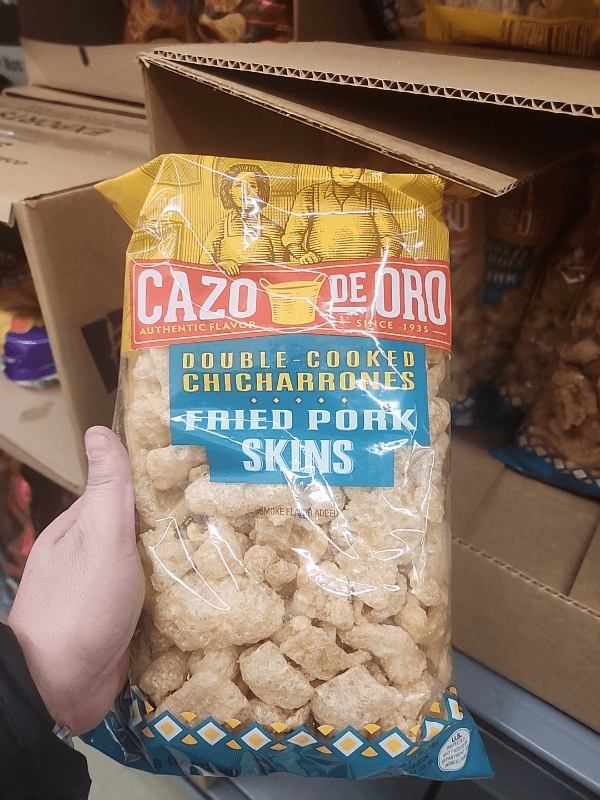 Cazo De Oro Double-Cooked Chicharrones Fried Pork Skins