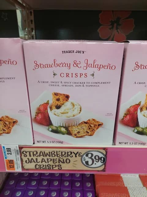 Trader Joe's Strawberry & Jalapeño Crisps