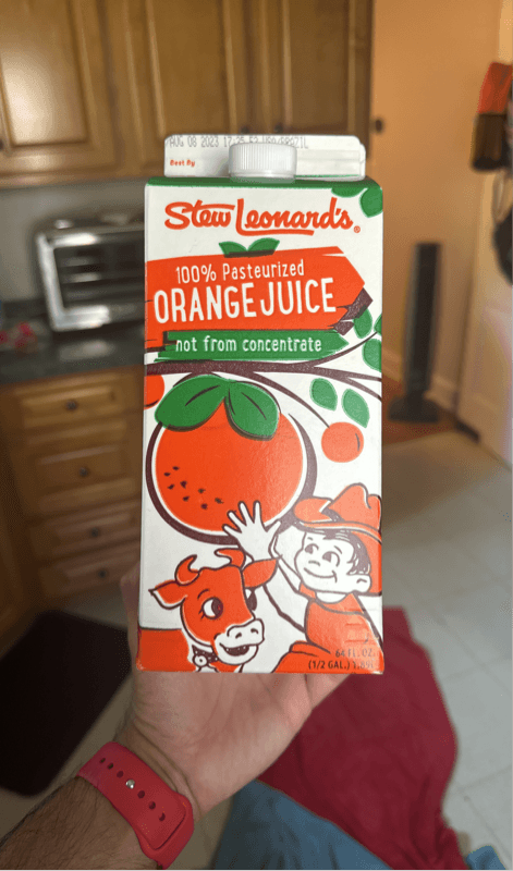 Stew Leonard'S 100% Pasteurized Orange Juice