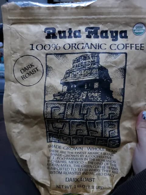 Ruta Maya Dark Roast 100% Organic Coffee