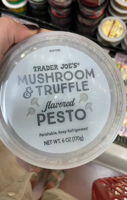 Is it Pescatarian? Trader Joe's Mushroom Truffle Flavored Pesto