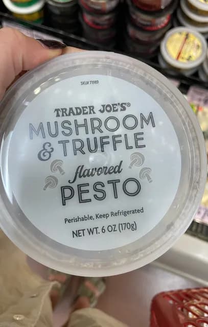 Is it Turmeric Free? Trader Joe's Mushroom Truffle Flavored Pesto