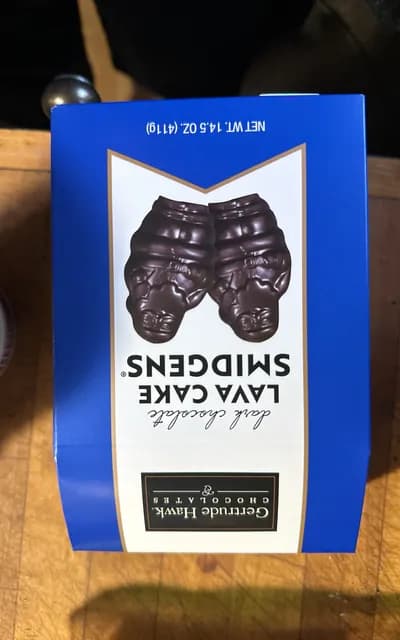 Gertrude Hawk Chocolates Dark Chocolate Lava Cake Santa Smidgens