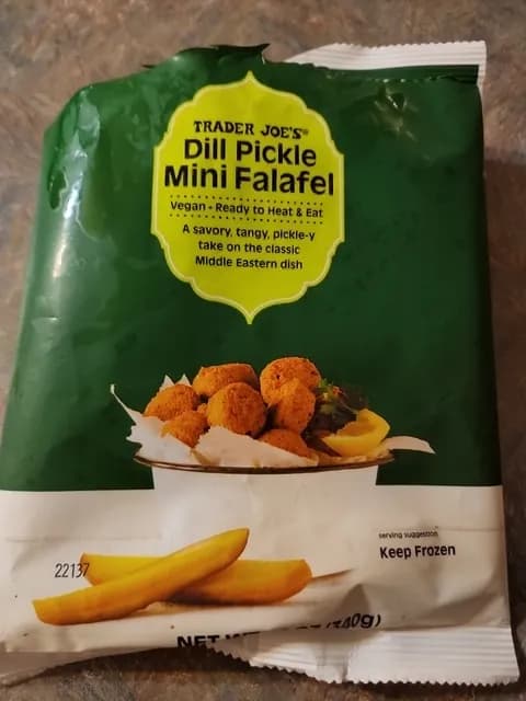 Trader Joe's Dill Pickle Mini Falafel