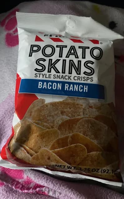 Tgi Fridays Potato Skins Bacon Ranch Style Snack Crisps