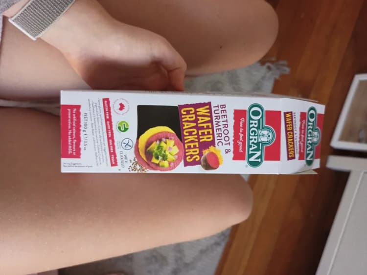 Orgran Beetroot & Turmeric Wafer Crackers