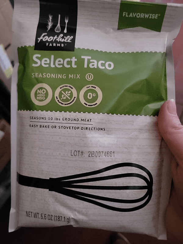Foothill Farms Select Taco Seasoning Mix