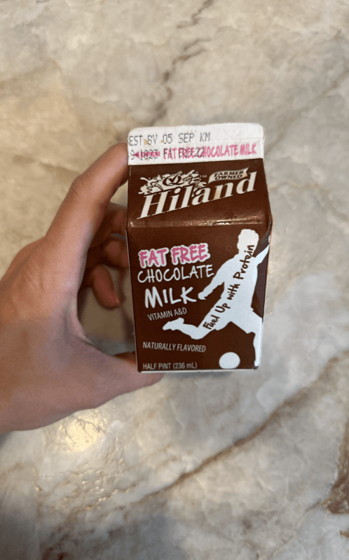 Hiland Fat Free Chocolate Milk Vitamin A & D
