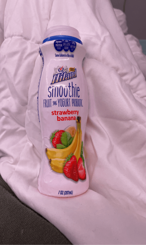 Hiland Smoothie Fruit And Yogurt Probiotic Strawberry Banana