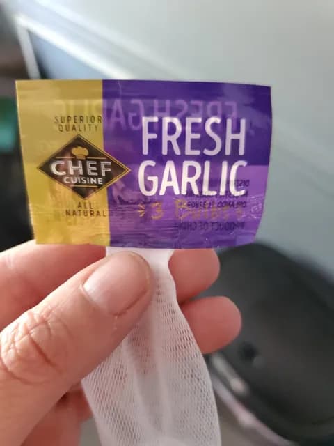 Chef Cuisine Fresh Garlic