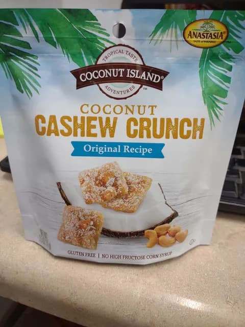 Anastasia Coconut Island Coconut Cashew Crunch Original Recipe