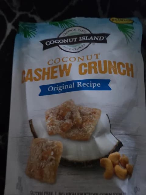 Anastasia Confections Coconut Island Original Recipe Coconut Cashew Crunch