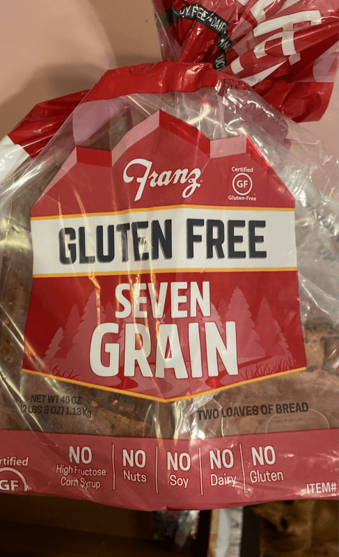Franz Gluten Free Seven Grain Two Loaf Of Bread