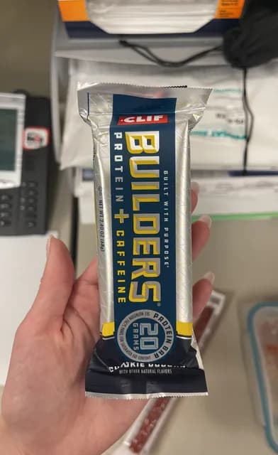 Clif Builders Protein + Caffeine Chocolate Chip Cookie Dough