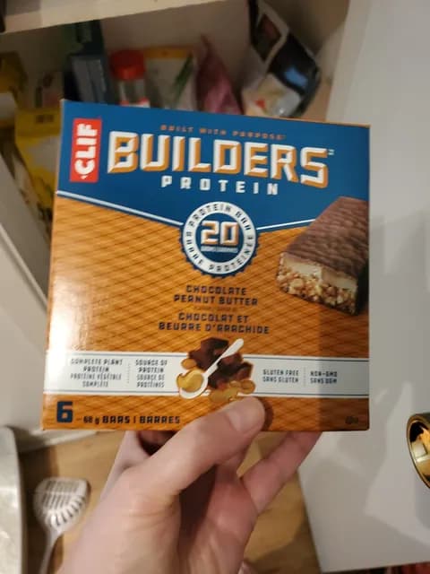 Clif Builders Protein Chocolate Peanut Butter Bars