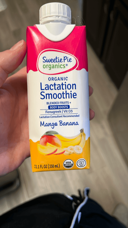 Sweetie Pie Organics Organic Lactation Smoothie Mango Banana