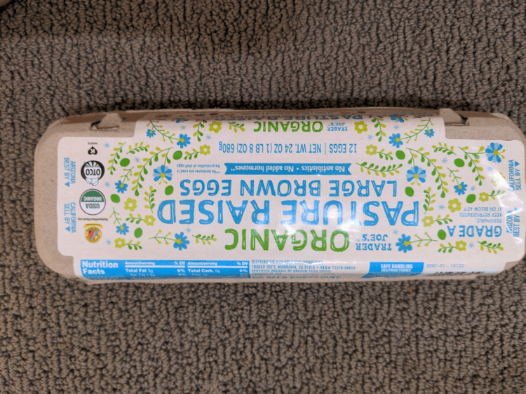 Trader Joe'S Organic Pasture Raised Large Brown Eggs