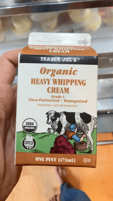 Trader Joe'S Organic Heavy Whipping Cream