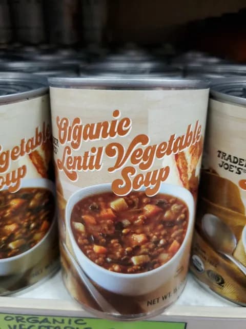 Is it Legume Free? Trader Joe’s Organic Lentil Vegetable Soup