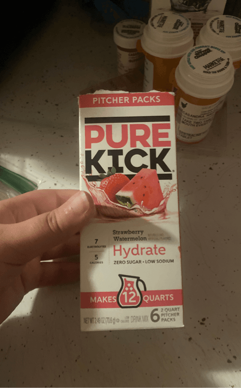 Pure Kick Strawberry Watermelon Hydration Drink Mix