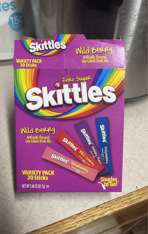 Skittles Drink Mix Variety Pack: Berry Punch, Raspberry, Wild Berry And Strawberry Flavors
