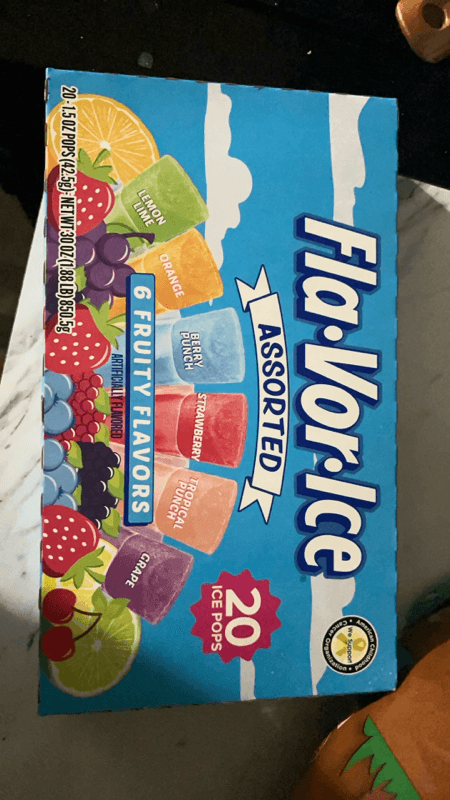 Fla-Vor-Ice Assorted 20 Ice Pops