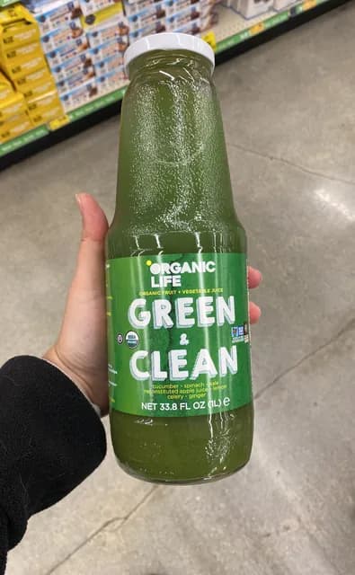 Organic Life Green & Clean Organic Fruit + Vegetable Juice
