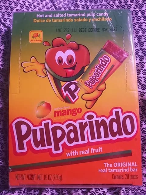 De La Rosa Pulparindo The Original Real Tamarind Bar Mango