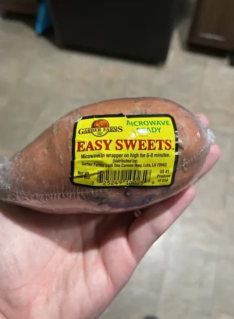 Garber Farms Easy Sweets Sweet Potatoes Wrapped