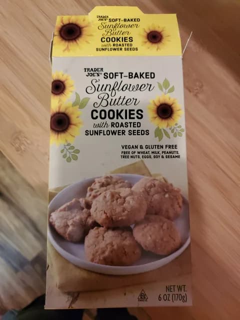 Is it Tree Nut Free? Trader Joe's Soft-baked Sunflower Butter Cookies With Roasted Sunflower Seeds