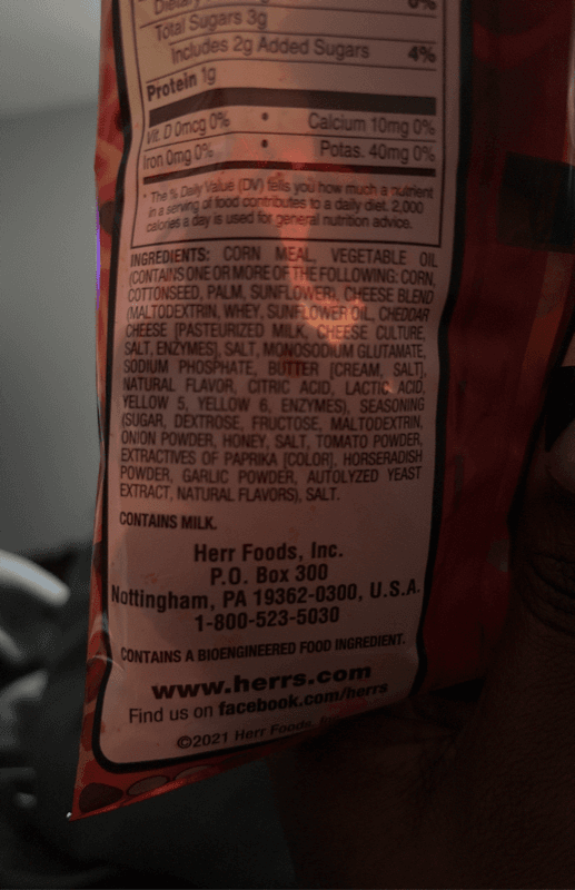 Herr'S Hot'N Honey Cheese Curls