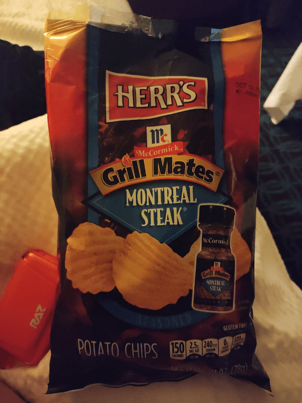 Herr'S Grill Mates Montreal Steak Potato Chips