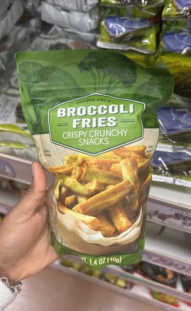 Is it Pistachio Free? Trader Joe's Broccoli Fries Crispy Crunchy Snacks