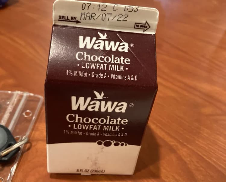 Wawa Chocolate Lowfat Milk