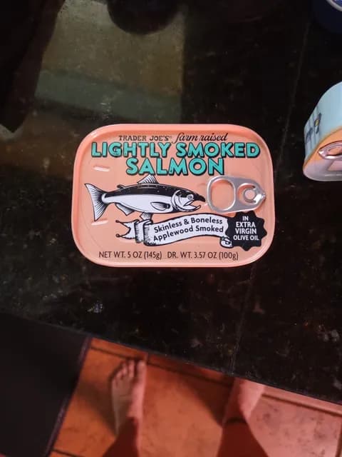 Trader Joe'S Lightly Smoked Salmon In Extra Virgin Olive Oil