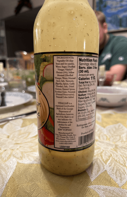 Virginia Brand Vidalia Onion Vinegarette