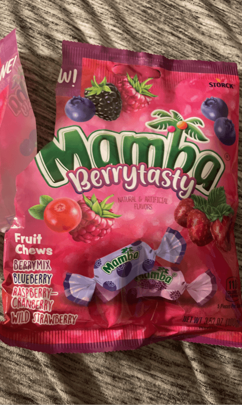 Mamba Berry Tasty Fruit Chews Berry Mix