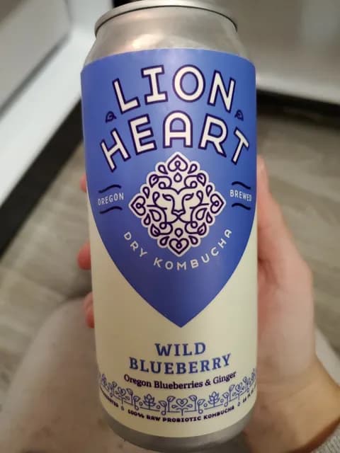 Lion Heart Wild Blueberry Dry Kombucha