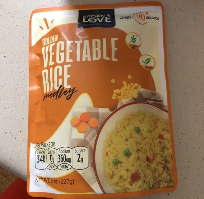 Kitchen & Love Golden Vegetable Rice Medley
