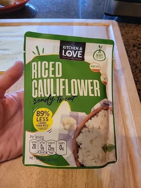 Kitchen & Love Riced Cauliflower