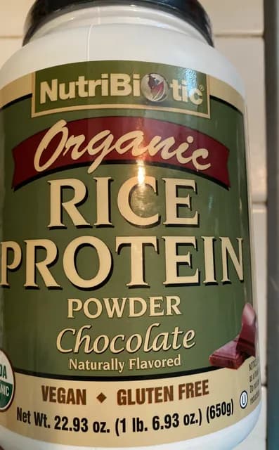 Nutribiotic Organic Chocolate Rice Protein Powder