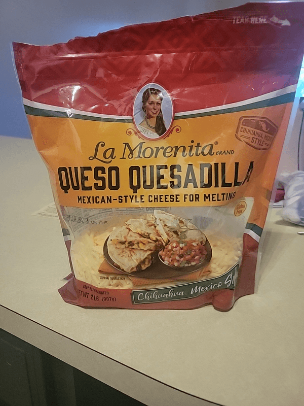 La Morenita Queso Quesadilla Mexican-Style Cheese