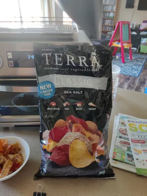 Is it Added Sugar Free? Terra Delicious Real Vegetable Chips Classic Sea Salt