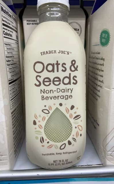 Trader Joe'S Oats & Seeds Non-Dairy Beverage