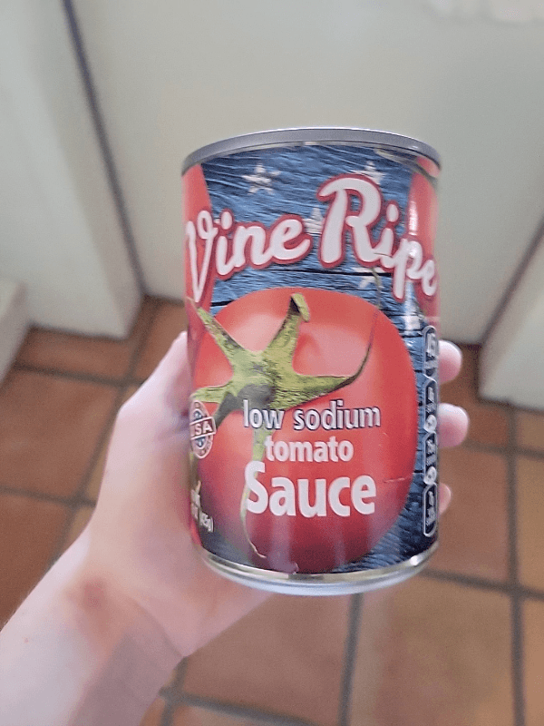 Vine Ripe Low Sodium Tomato Sauce