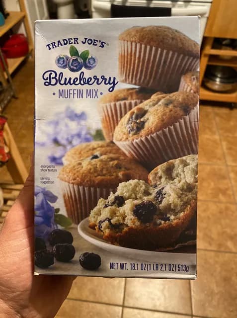 Trader Joe's Blueberry Muffin Mix