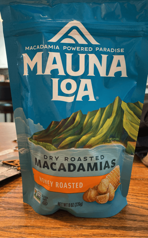 Mauna Loa Honey Roasted Dry Roasted Macadamias