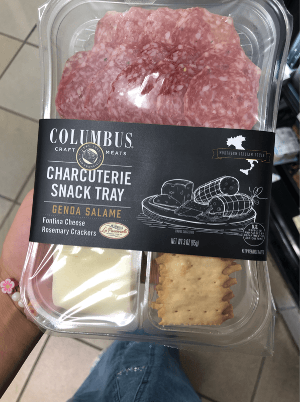 Columbus Charcuterie Snack Tray Genoa Salame