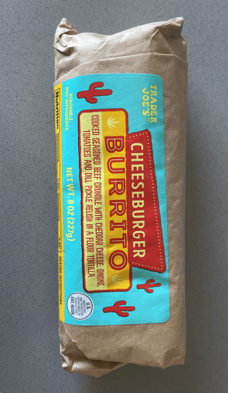 Trader Joe'S Cheeseburger Burrito