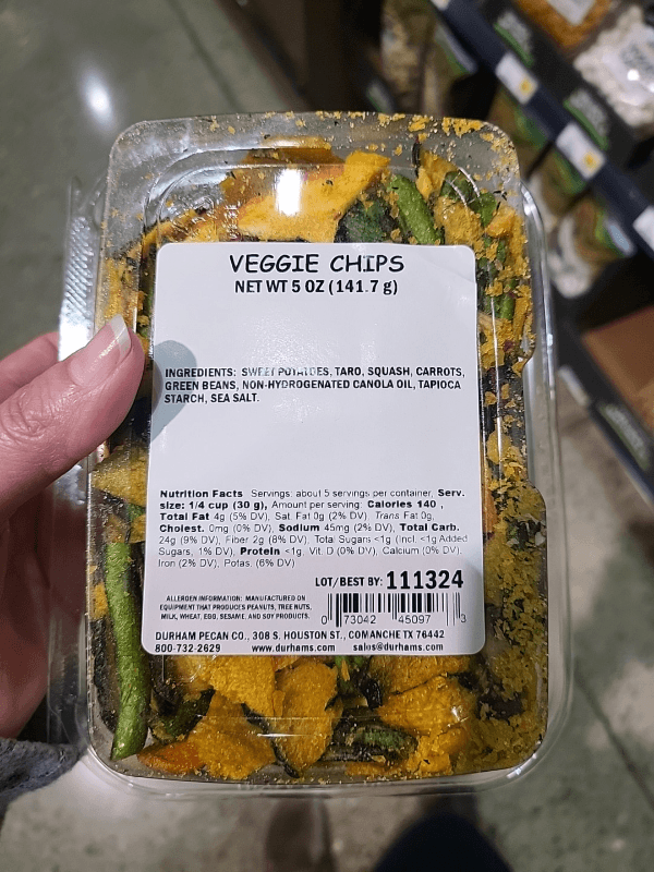 Durham Pecan Veggie Chips